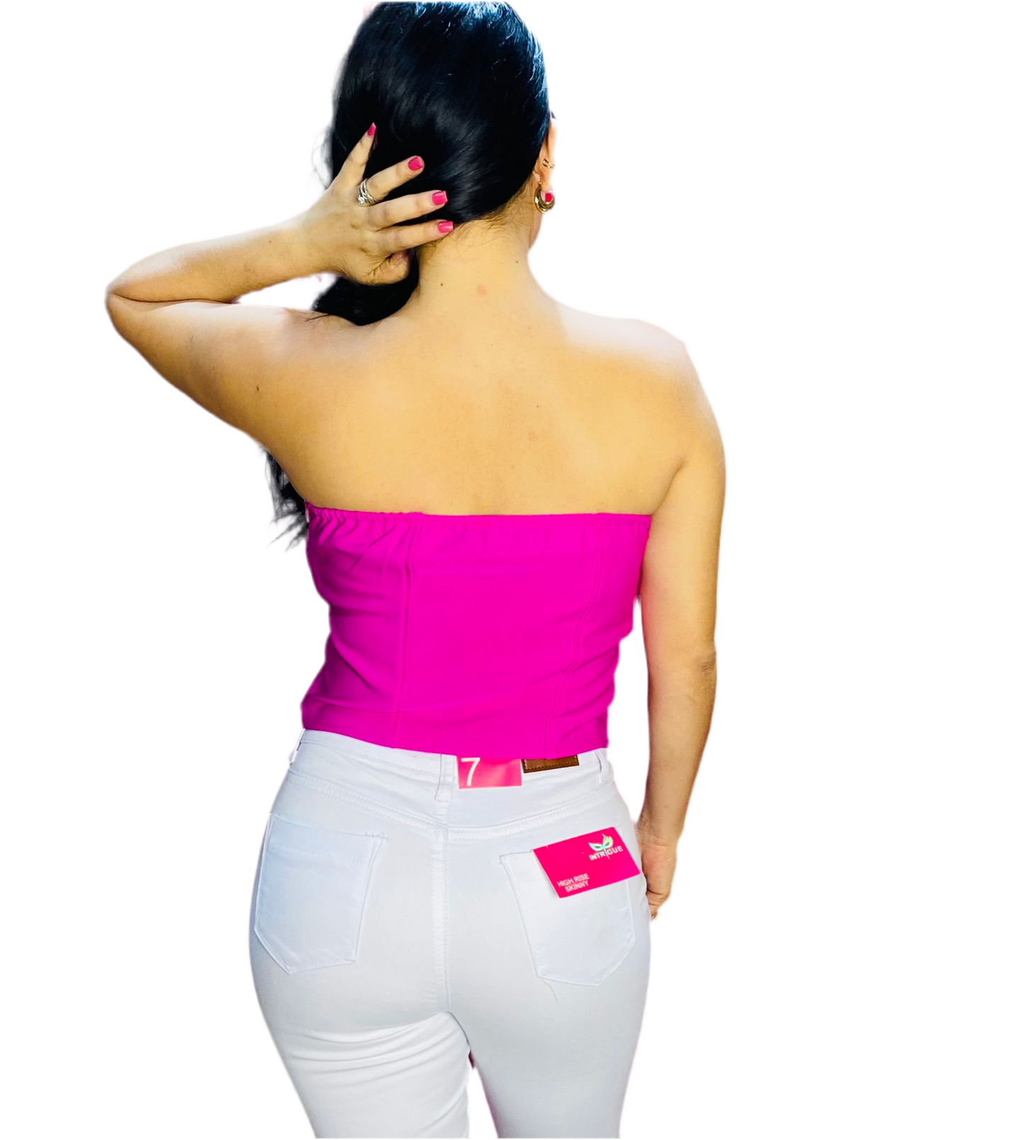 Top tubo para mujer dama Fucsia CTD1187-18 390290