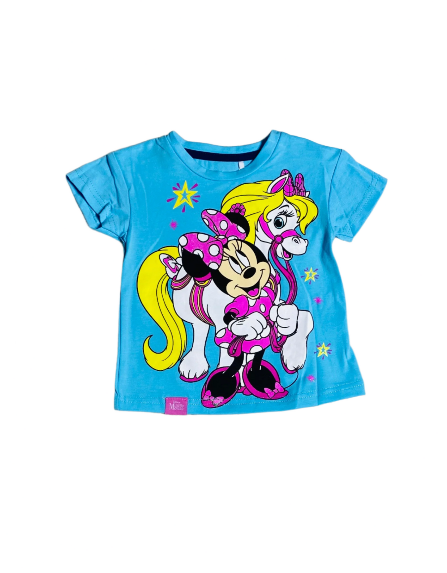 Camisa Minnie disney bebe niña 12m a 3T D1-MI-1282B 299225 azul