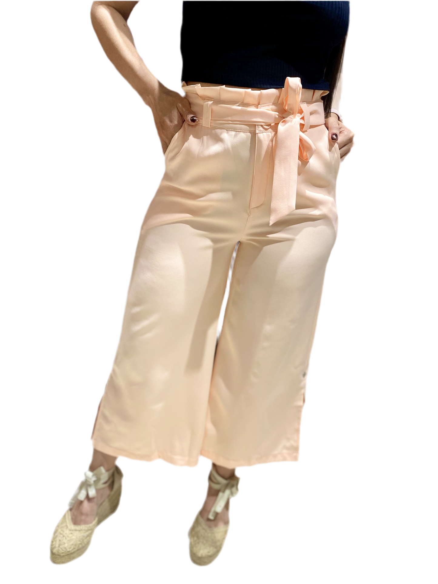 Pantalón Dama Salmón Tela Formal con faja Intrigue INT3:1735 590390