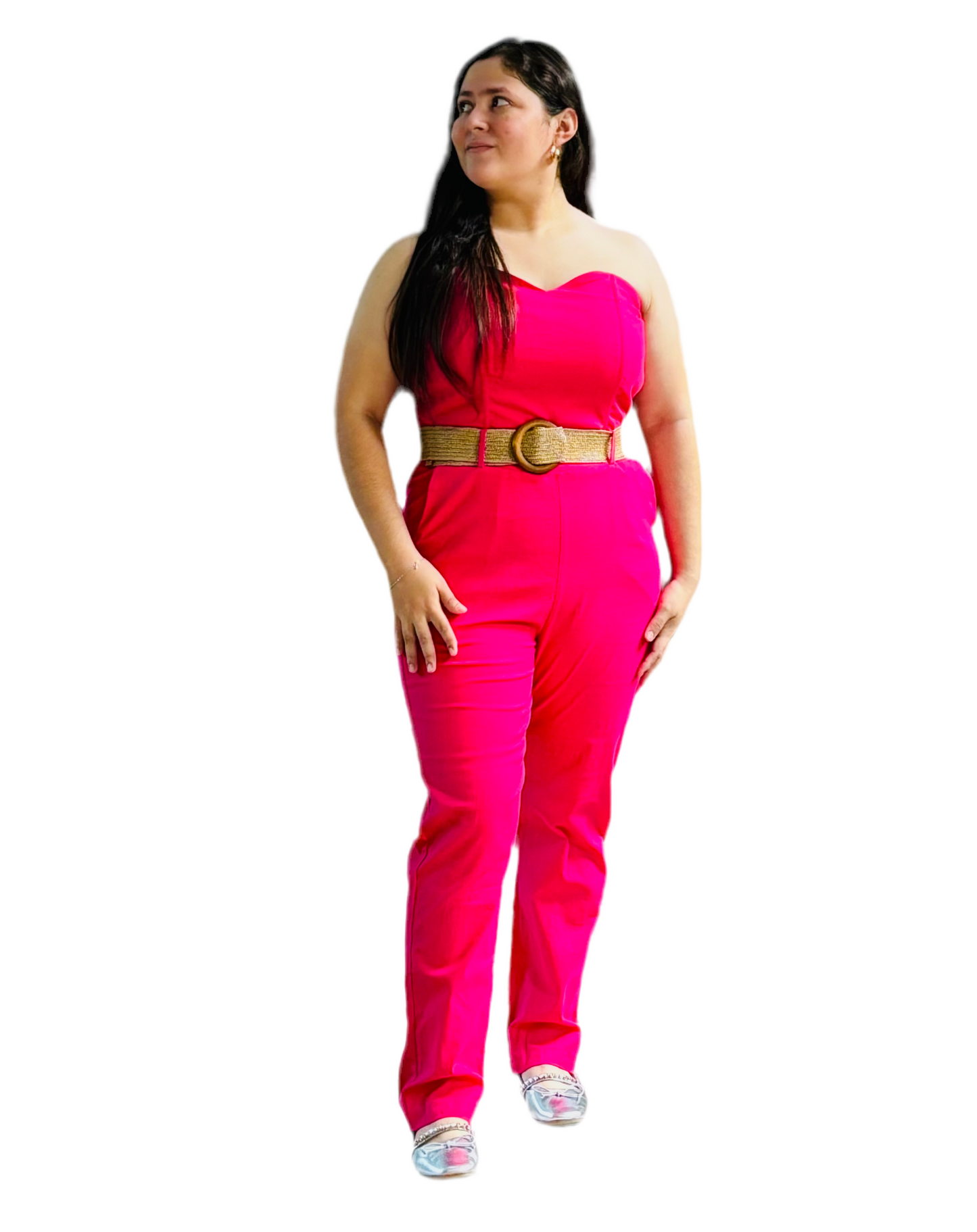 Jumper para mujer dama con faja Fucsia CJD1210-22 890/690