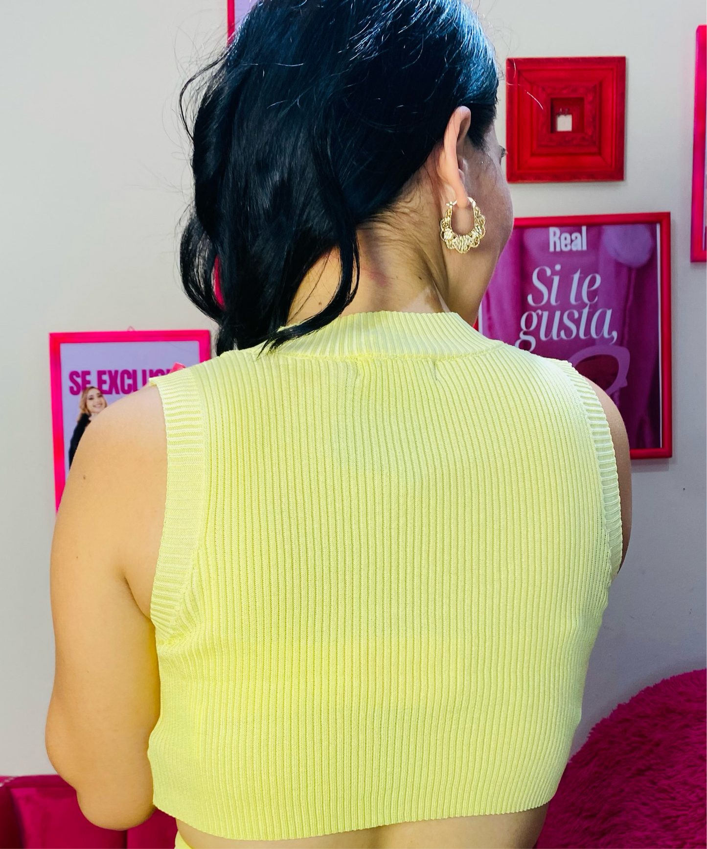 Camisa Blusa Dama amarilla CTD1138-20 350265
