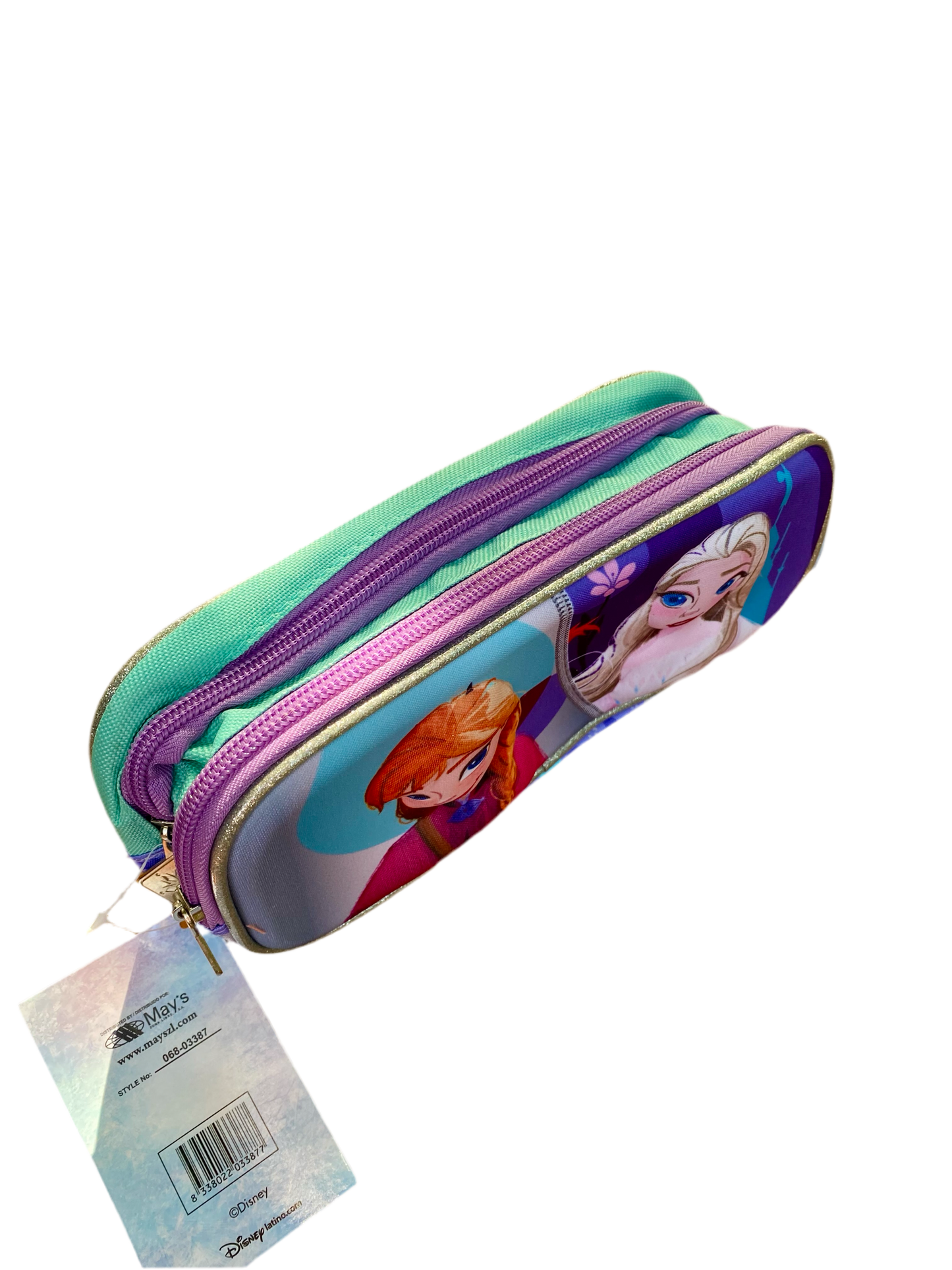 Cartuchera frozen azul 24x115x7 068-03387 345245