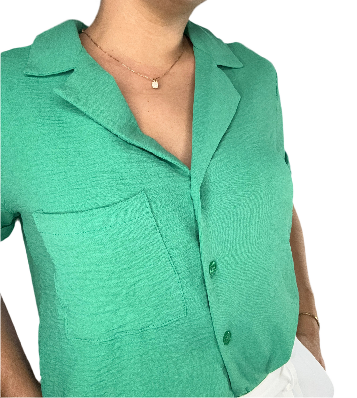 Camisa para dama mujer Verde CTD1152-16 495350