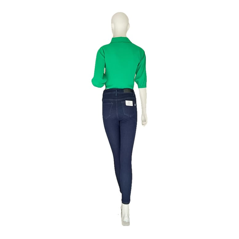 Camisa con mangas dama PR1-734 verde 250190