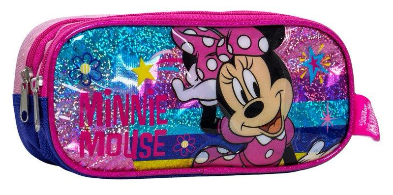 Cartuchera minnie rosada 25x11x7 077-220132. 260180