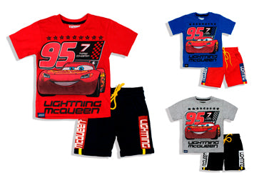 Set conjuntos dos piezas Cars short y camisa 2 a 8 años A9-C3-154N 590345