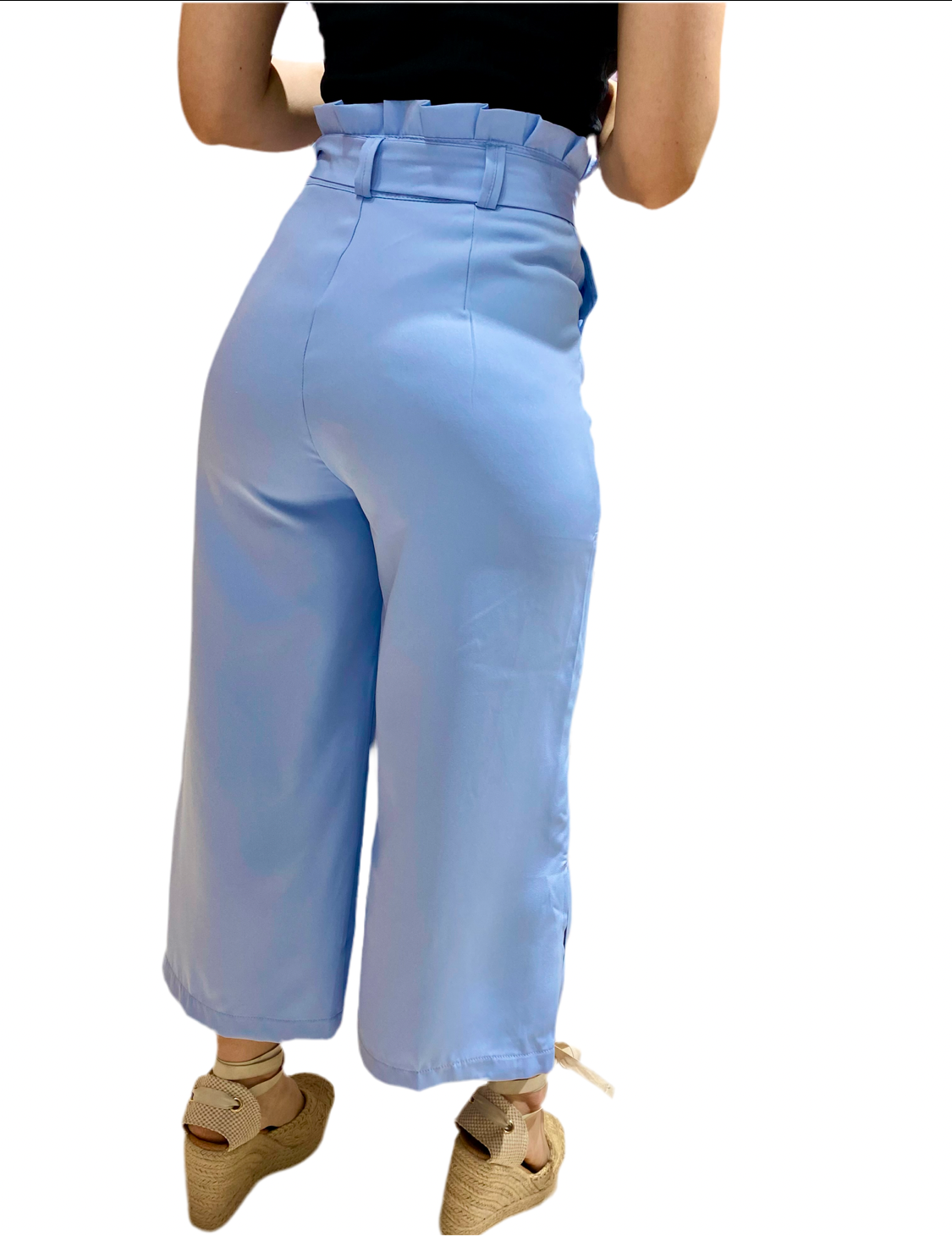 Pantalón Dama Azul Celeste Tela Formal con faja Intrigue INT3:1735 590390