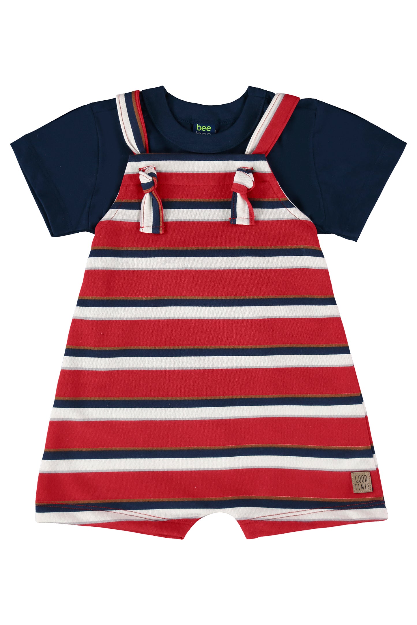 Conjunto para bebe niño short y camisa azul 18008-193921 bee loop 545395