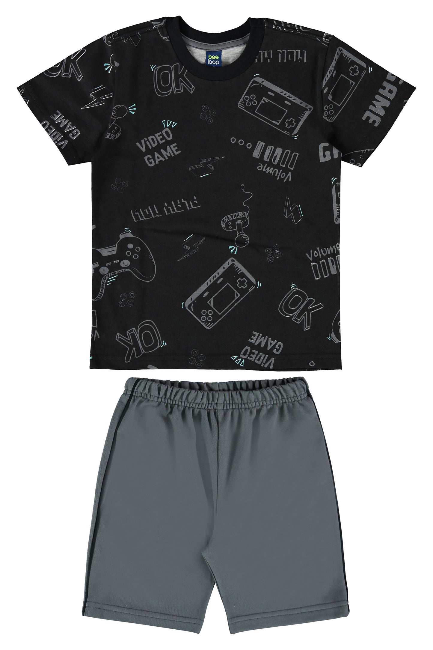 Conjunto short camisa Niño 18040-AB2163 bee loop 600445