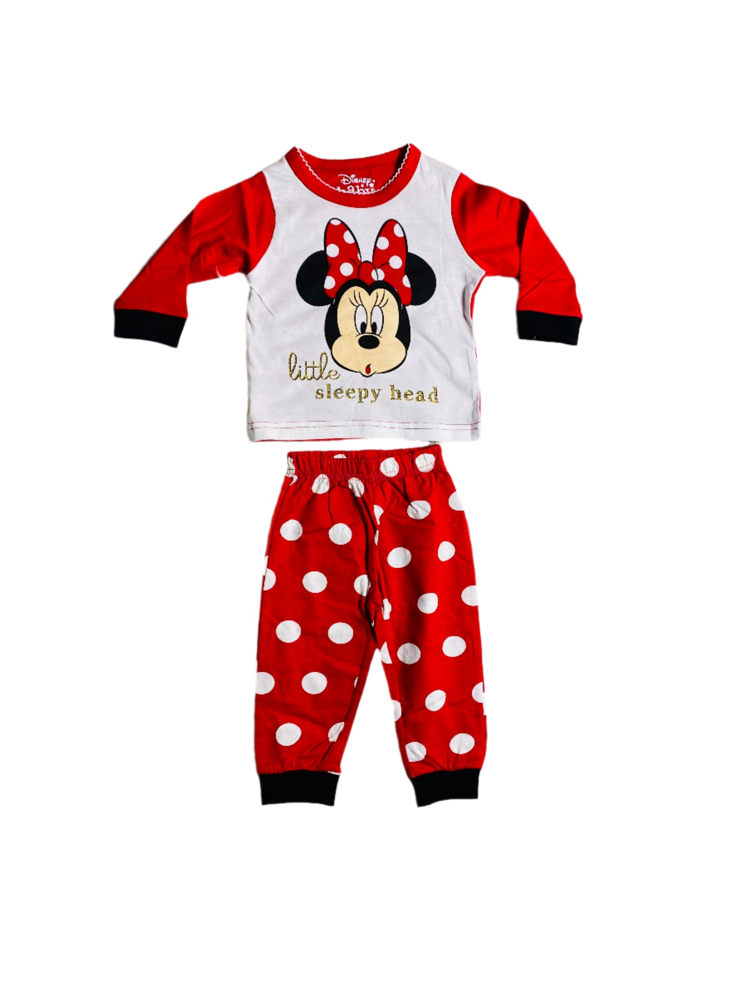Pijama bebé niña minnie 12m a 3T Rojo D3-MI-650B 490315