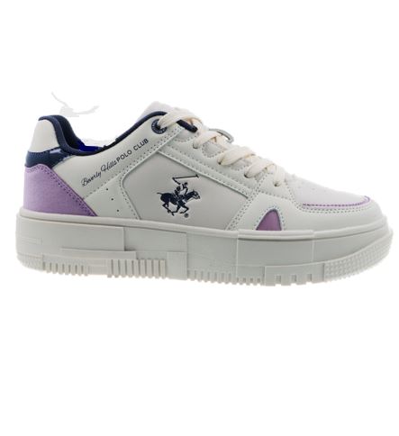 Tenis blanco morado azul Polo adulto mujer o niña grande ALIA-OFW-W4-B 1045865