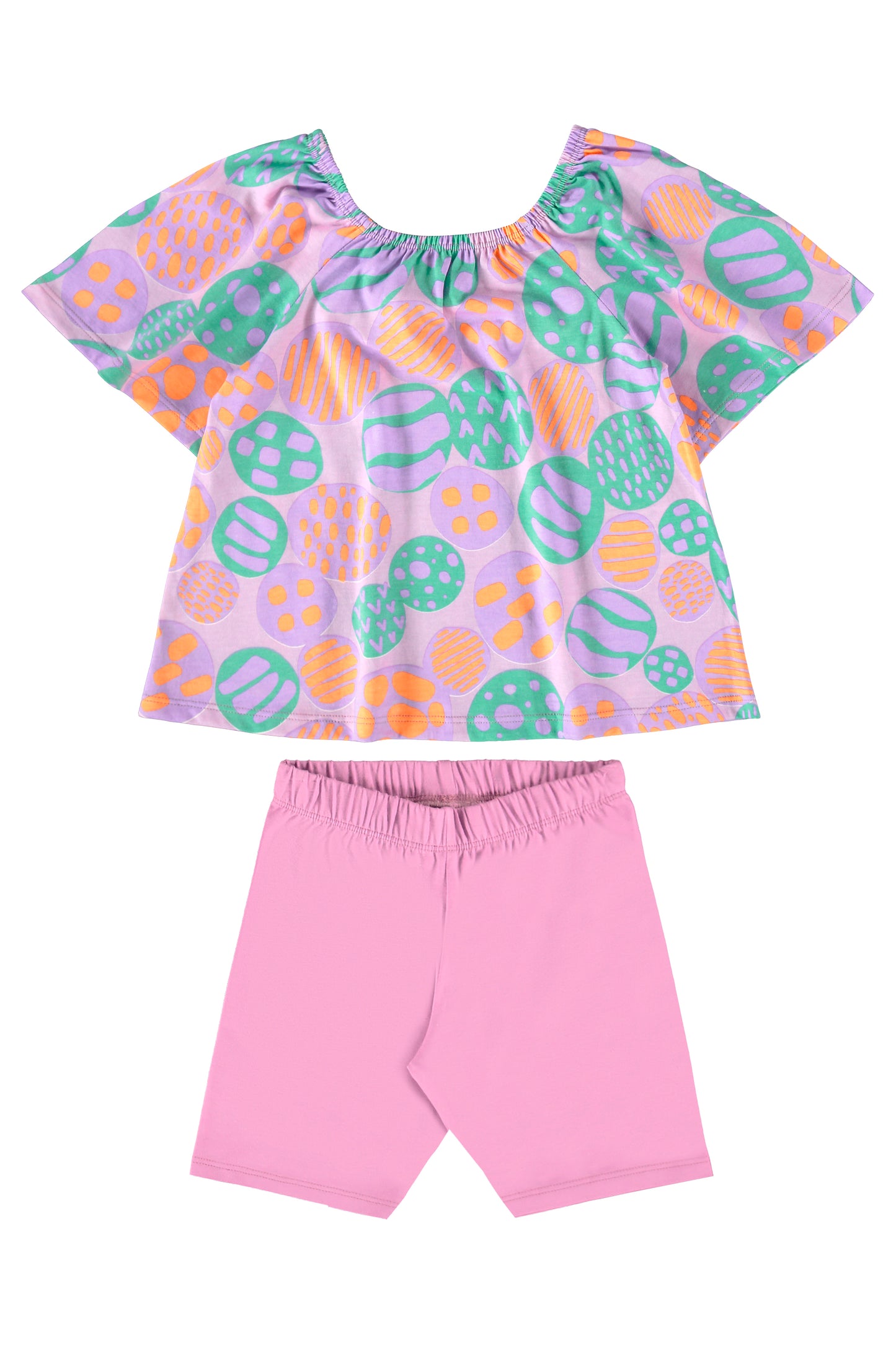 Conjunto para niña falda short y camisa 18014-BOL182 530345 bee loop