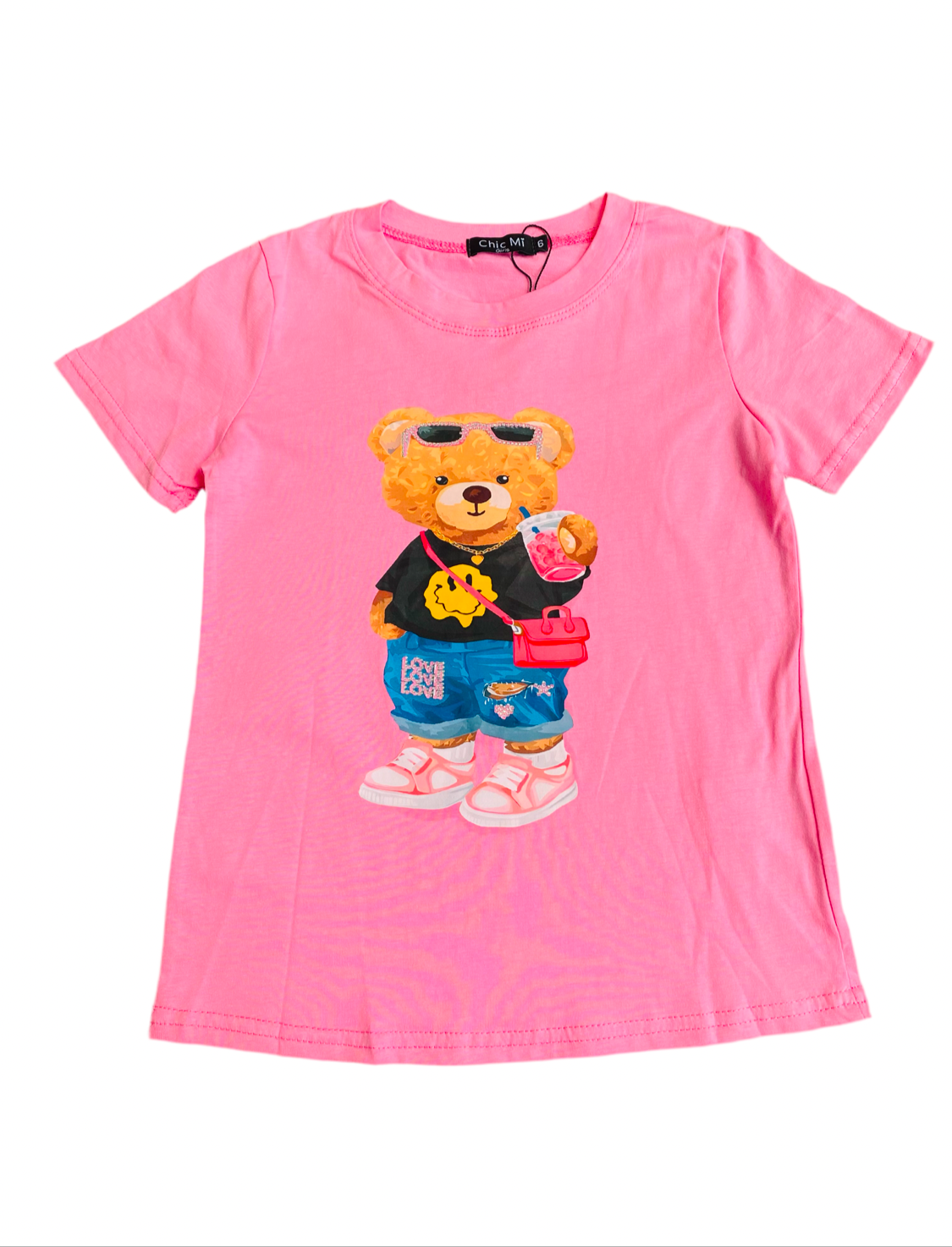 Camisa Blusa rosada para niña CTG1253-54 480290