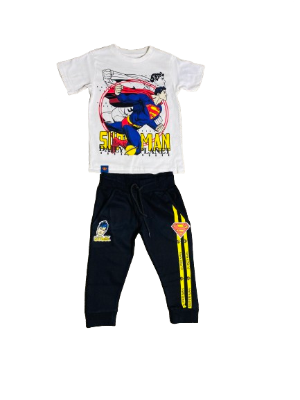 Set conjunto para niño Super Man 2-8 años camisa y buzo C9-SM-956N 450365
