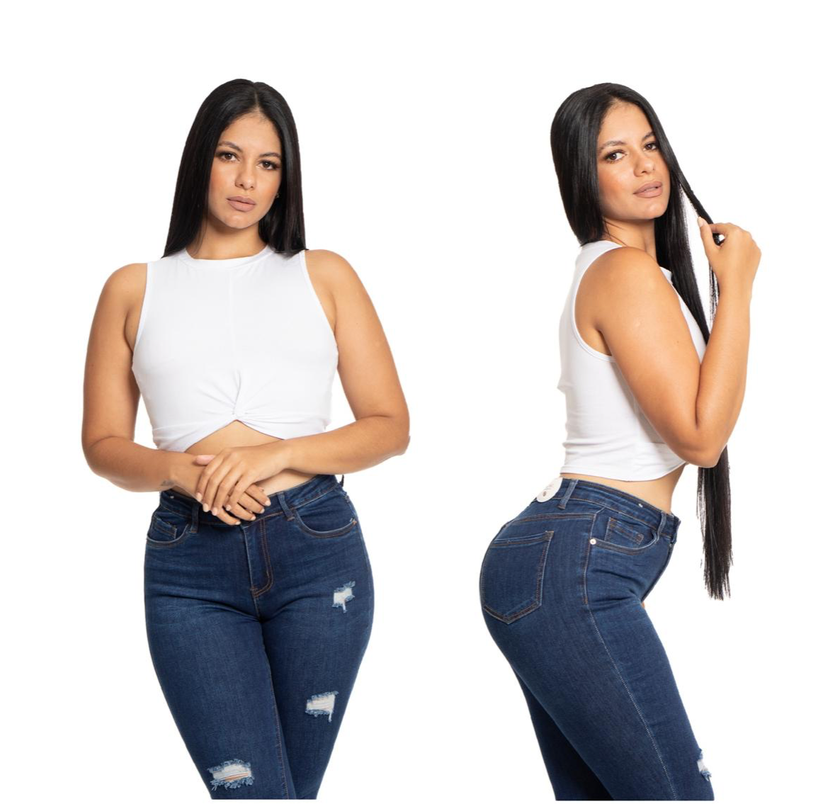 Camisa crop top basic algodón camiseta CTD1155-15 280210