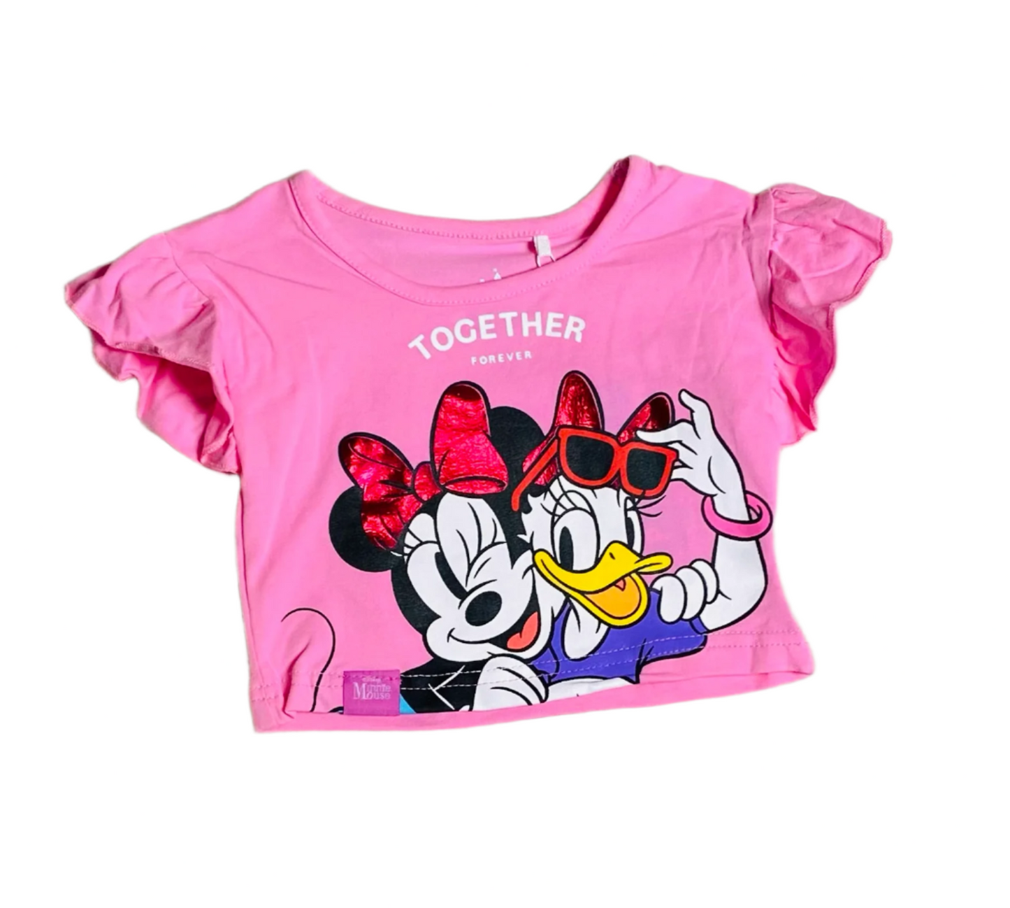 Camisa Minnie disney bebe niña 12m a 3T D1-MI-1289B 299225 rosada