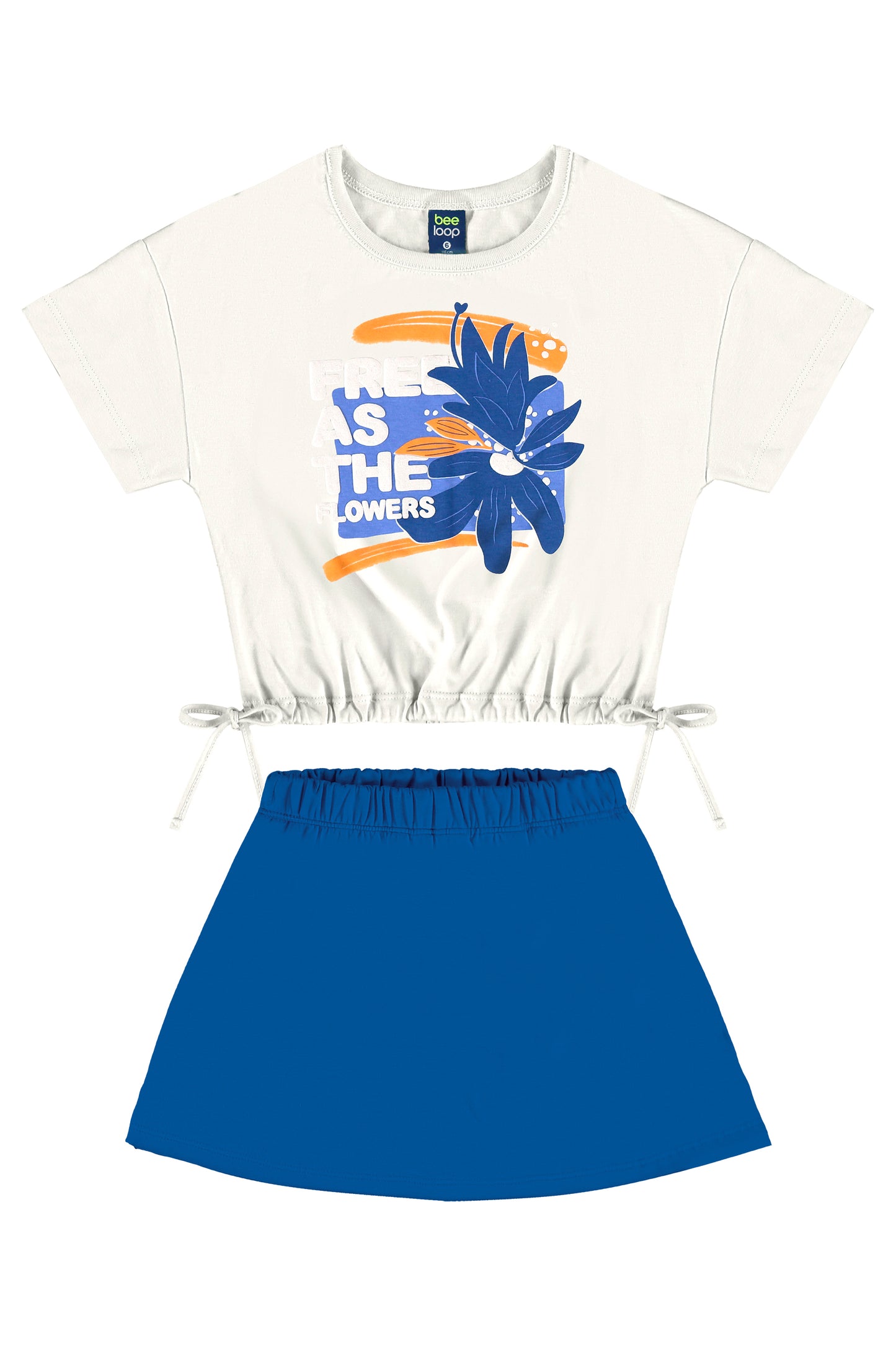 Conjunto para niña falda short y camisa 18021-000106 645445 bee loop