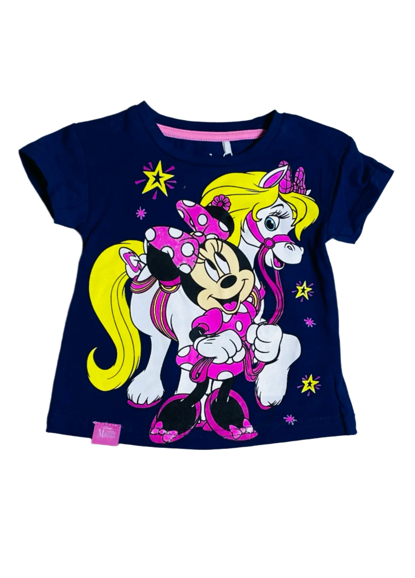 Camisa Minnie disney bebe niña 12m a 3T D1-MI-1282B 299225 azul navy