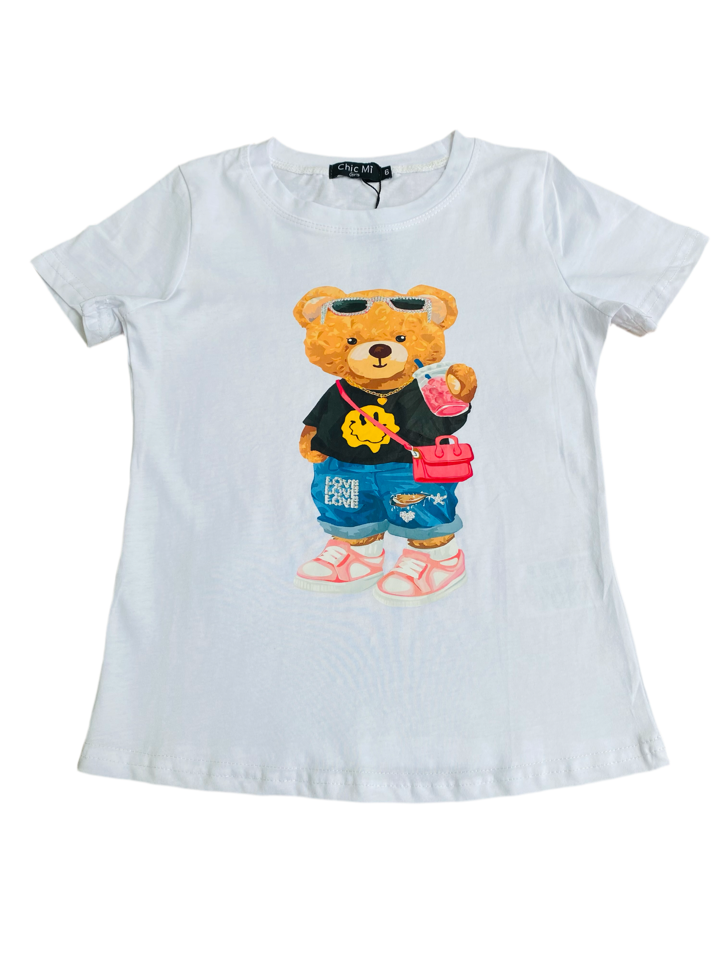 Camisa Blusa blanca para niña CTG1253-54 480290
