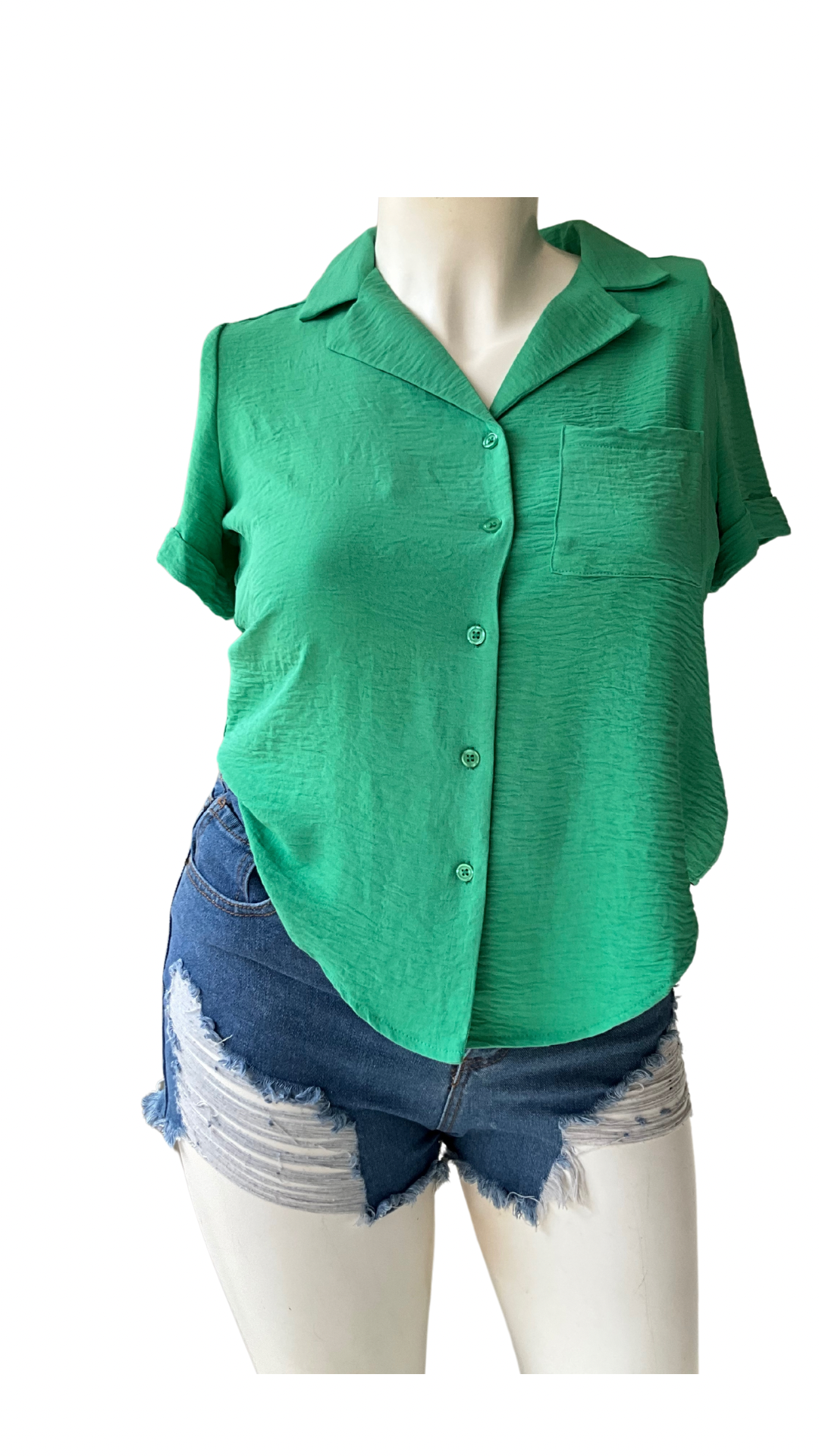 Camisa para dama mujer Verde CTD1152-16 495350