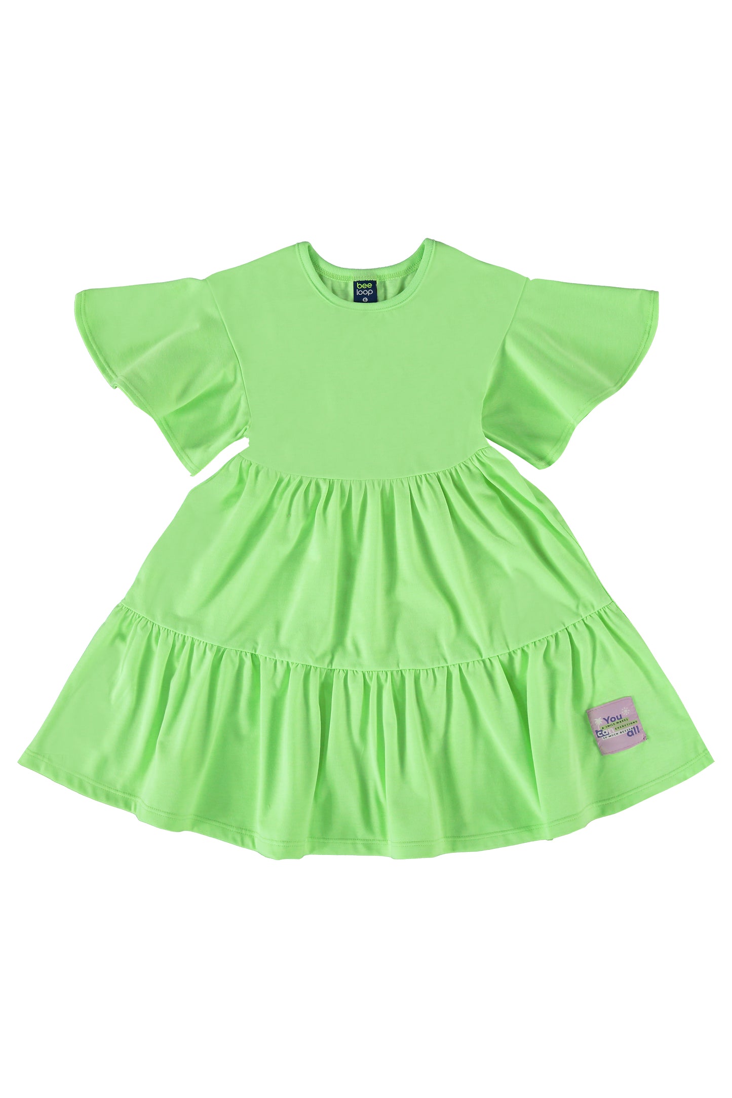 Vestido verde niña 18026-020225 Bee Loop 545390