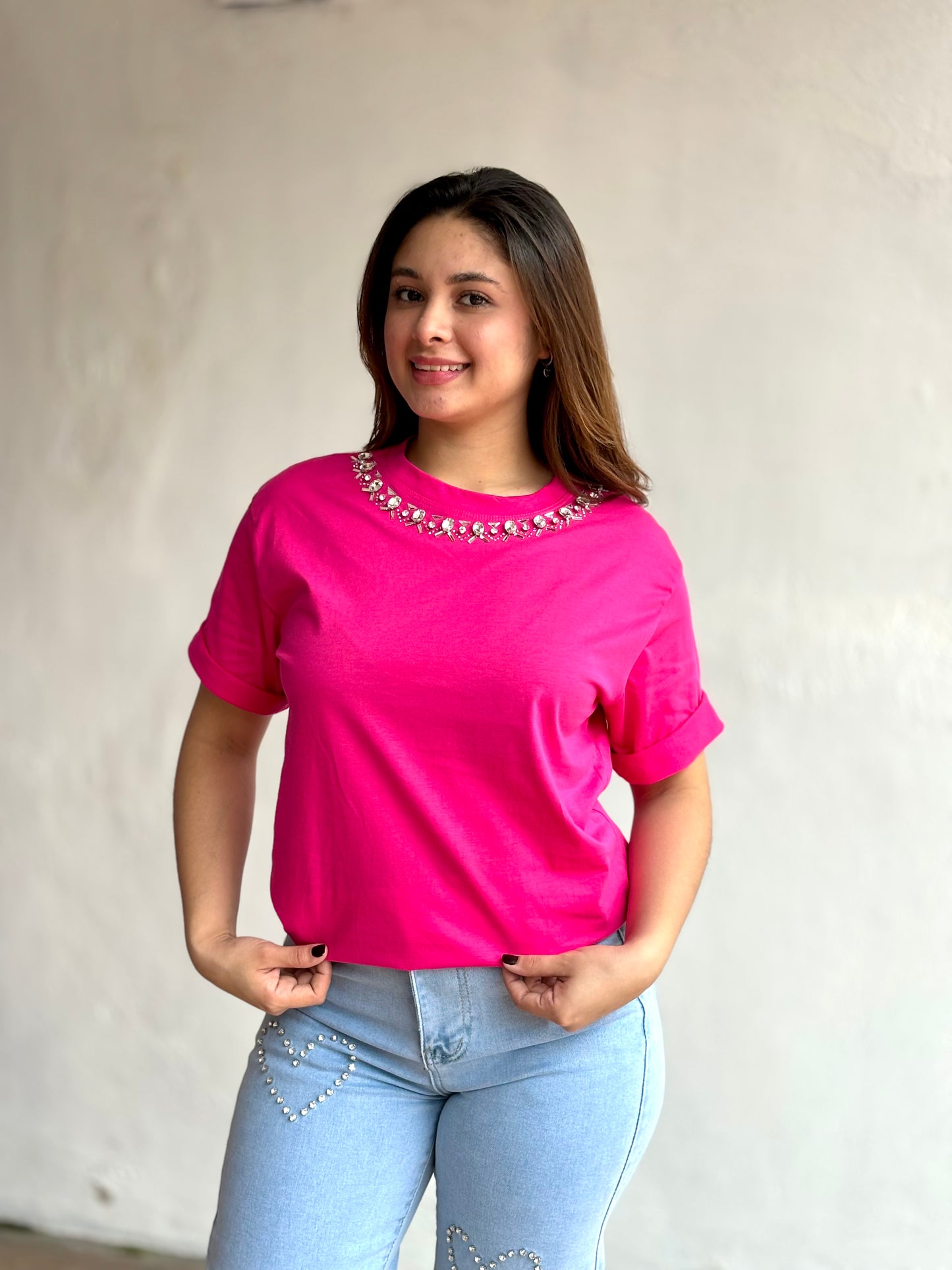 Blusa para Dama rosado CTD1128-19 580375