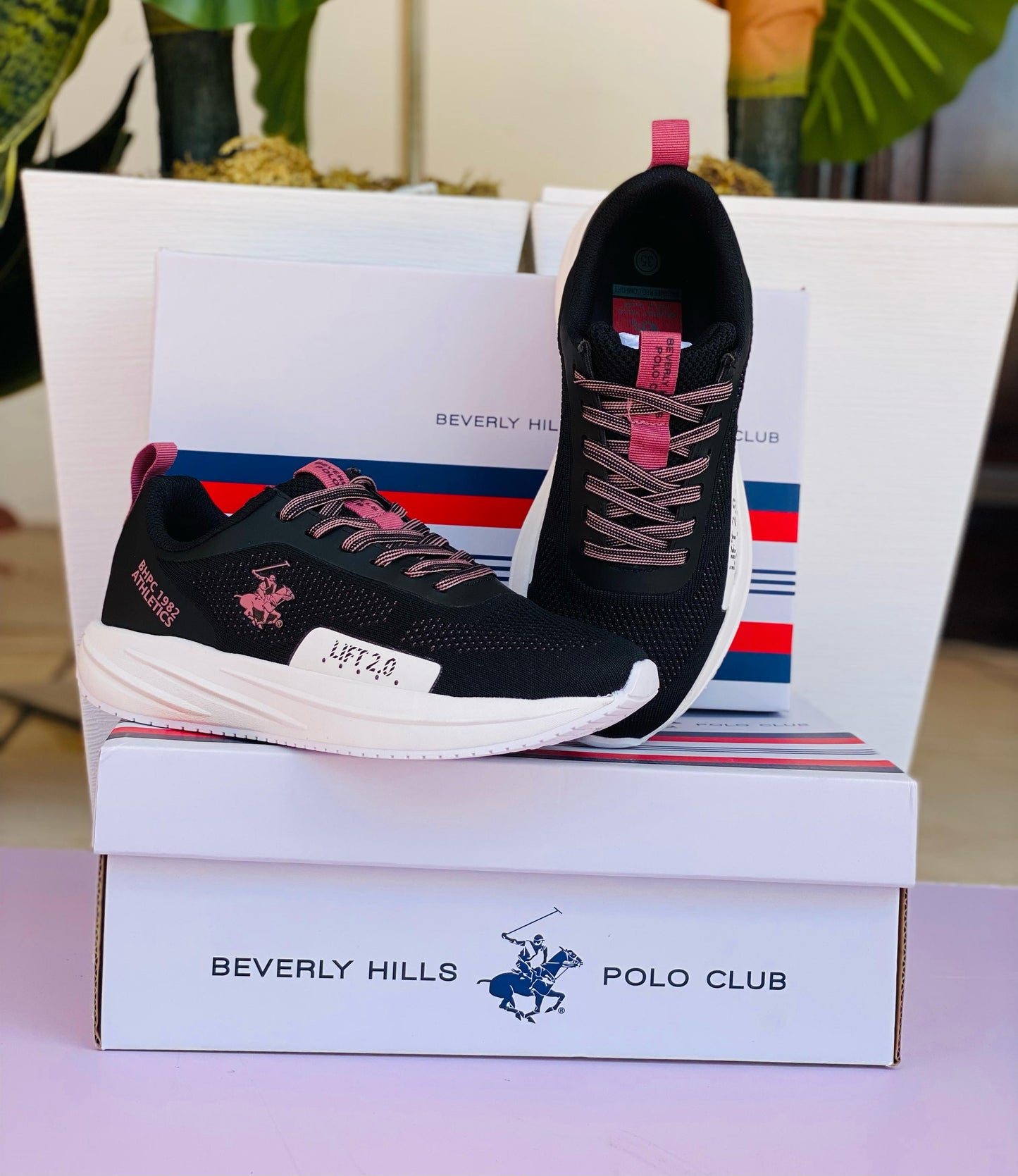 Tenis Polo club para mujer negro LIFT 2-BL-26-B 1115995