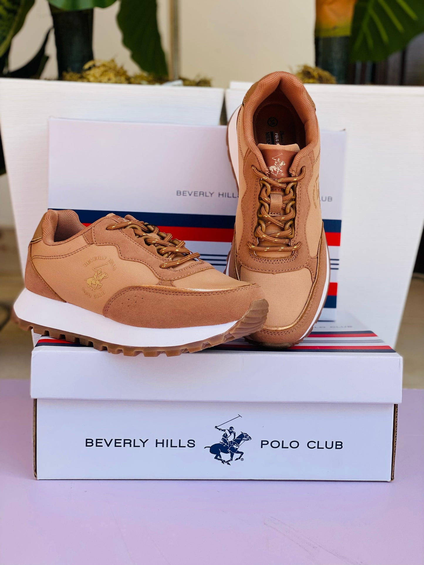 Tenis polo club para mujer café MURANO-BR-W6-B 1115995