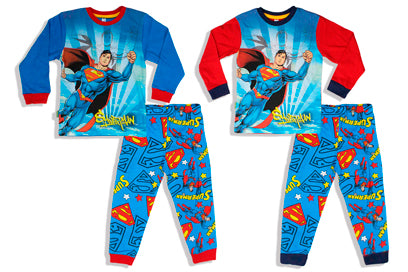 Pijama para niño Súper Man DC 2-8 años C3-SM-238N 490335 manga azul