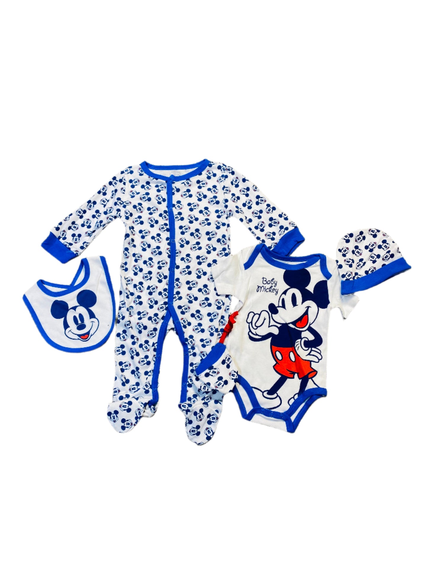 Set 5 piezas bebe niño regalo mickey disney 0 a 9 meses D9-MK-1322B 445375