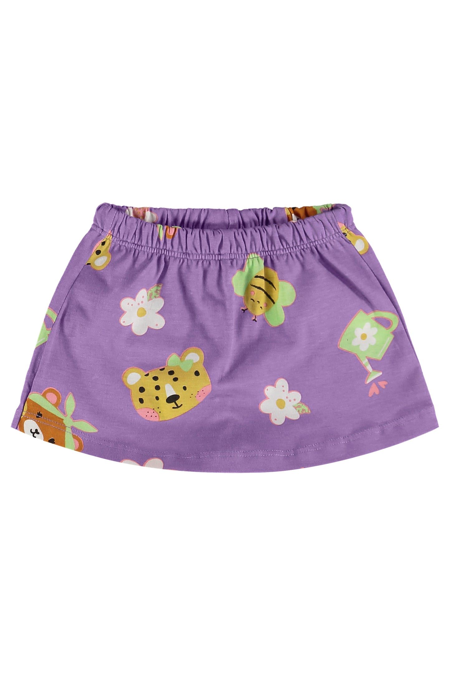 Conjunto para bebe niña falda short y camisa verde para bebé niña 17989-020225 490390 bee loop