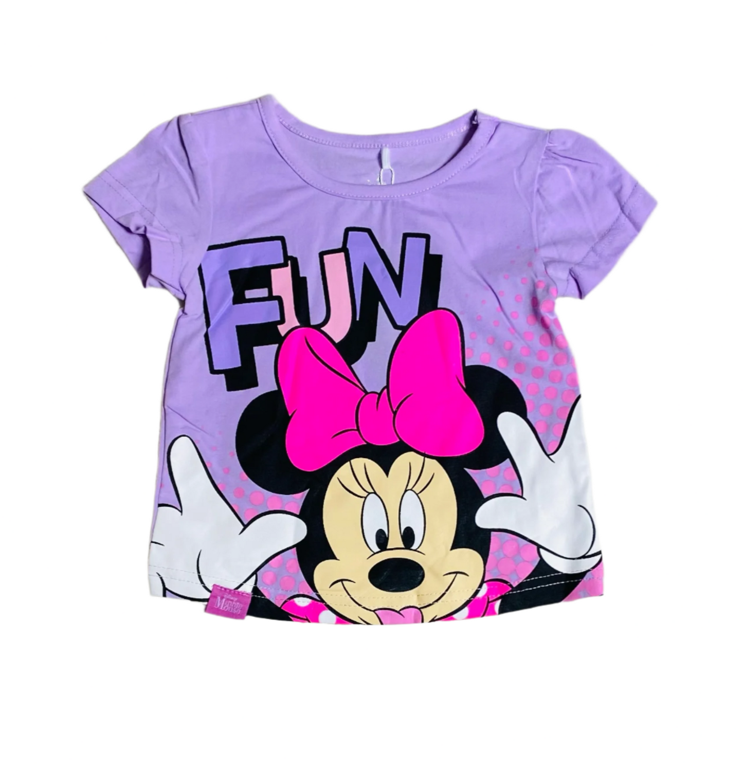 Camisa minnie bebe niña 12m a 3T D1-MI-1292B 299225 morado