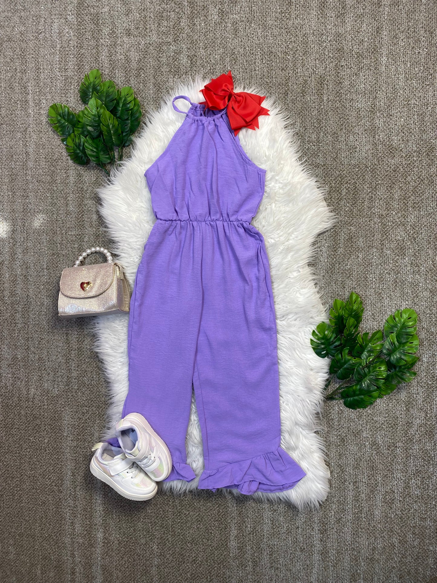 Jumper para niña enterizo CJG1117-5 590350 morado lila