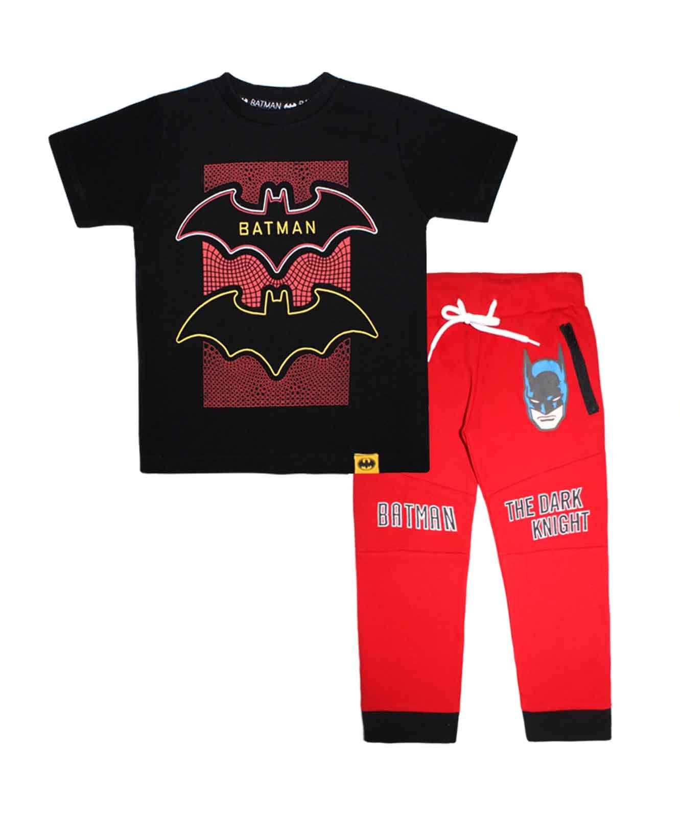 Set conjunto para niño batman 2-8 años camisa y buzo C9-BA-1056N 590385 negro