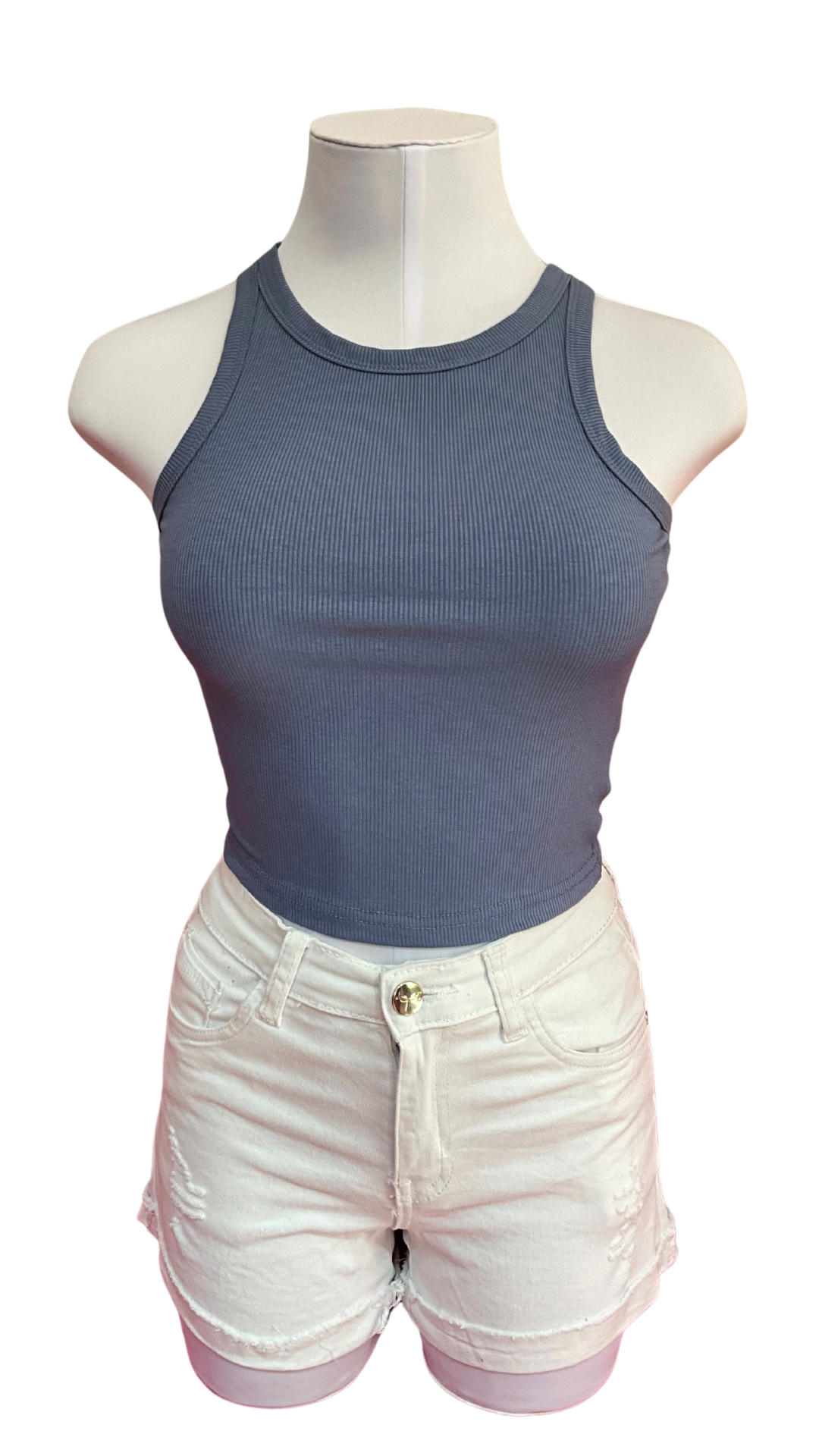 Camisa para Dama top basic azul CTD1170-35 295195