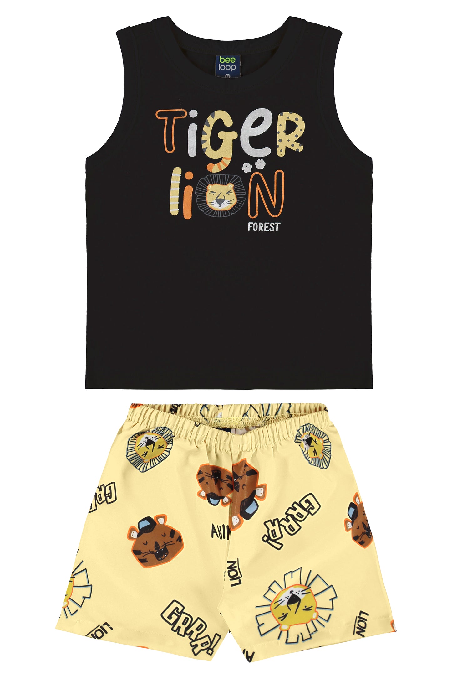 Conjunto 2 piezas camisa y short niño 18001-008910 490399 bee loop