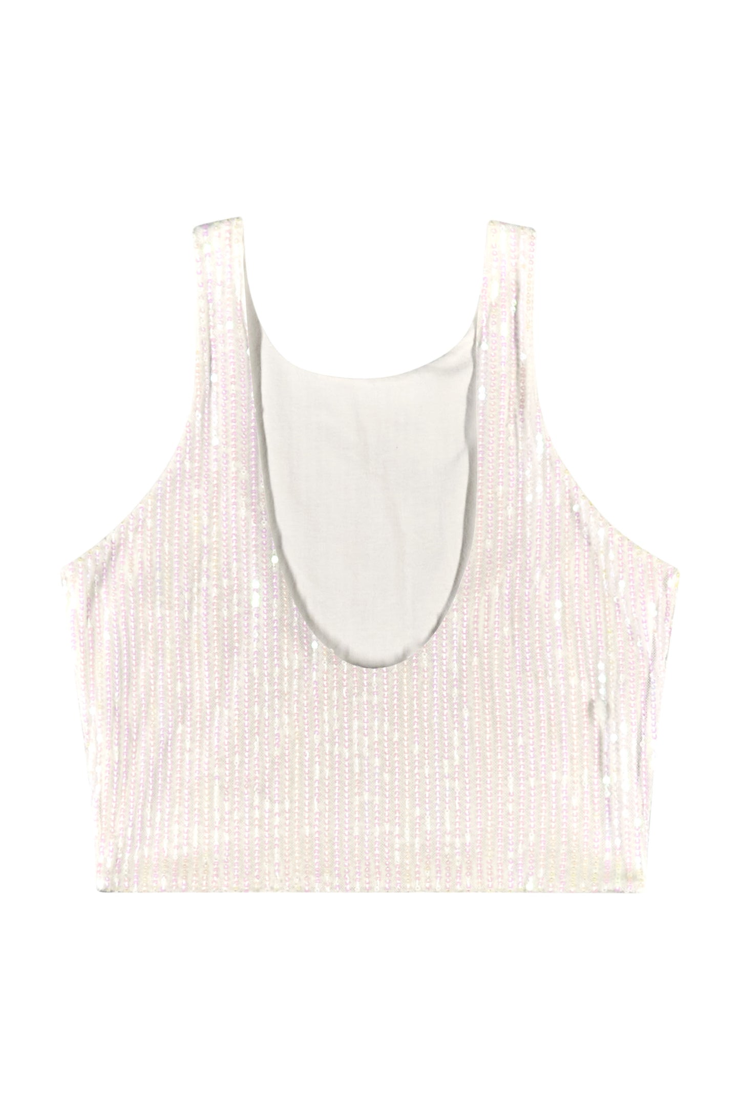 Conjunto para niña short y camisa blanco con lentejuelas gloss 31841-000101 1090690