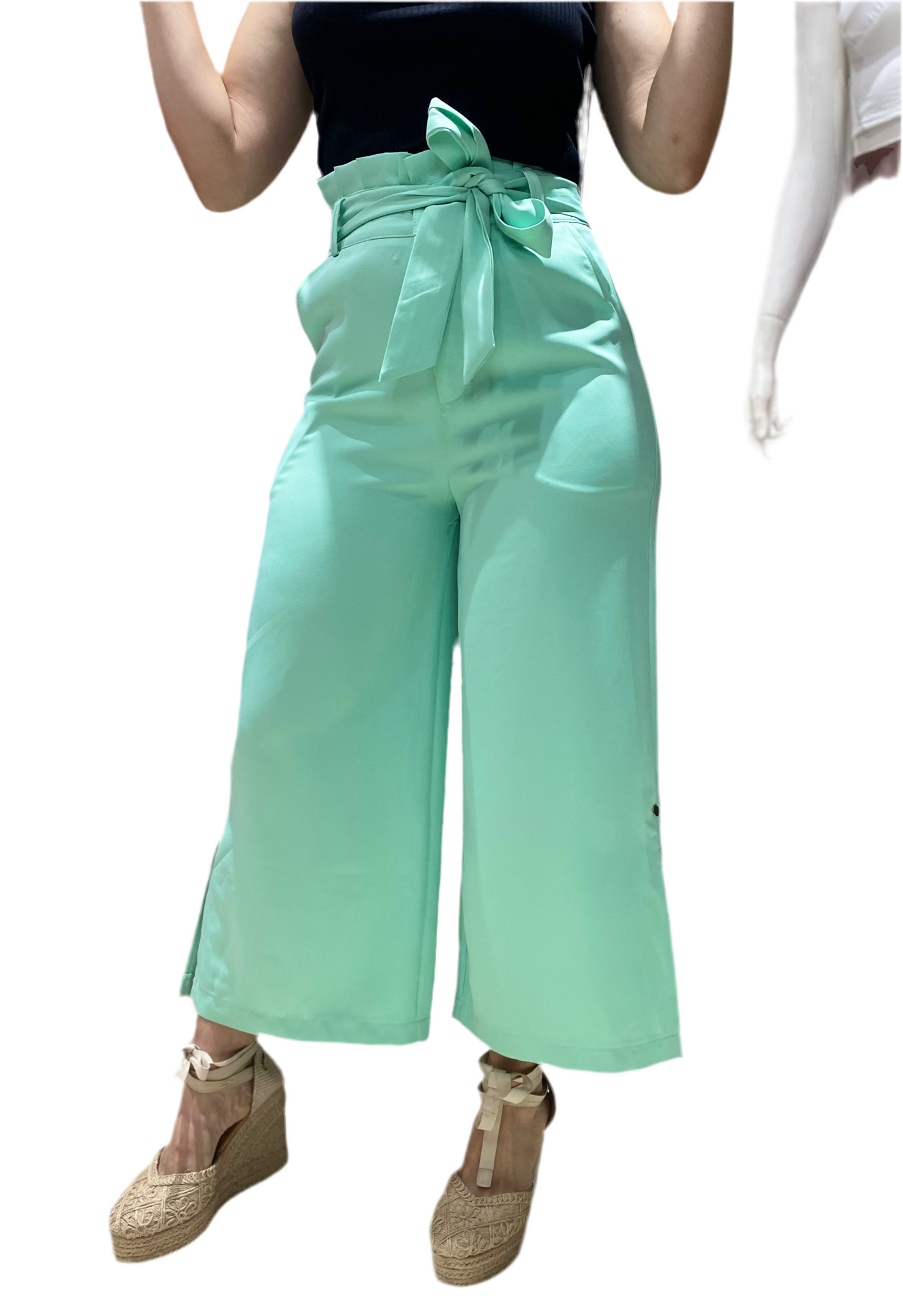 Pantalón Dama verde Menta Tela Formal con faja Intrigue INT3:1735 590390