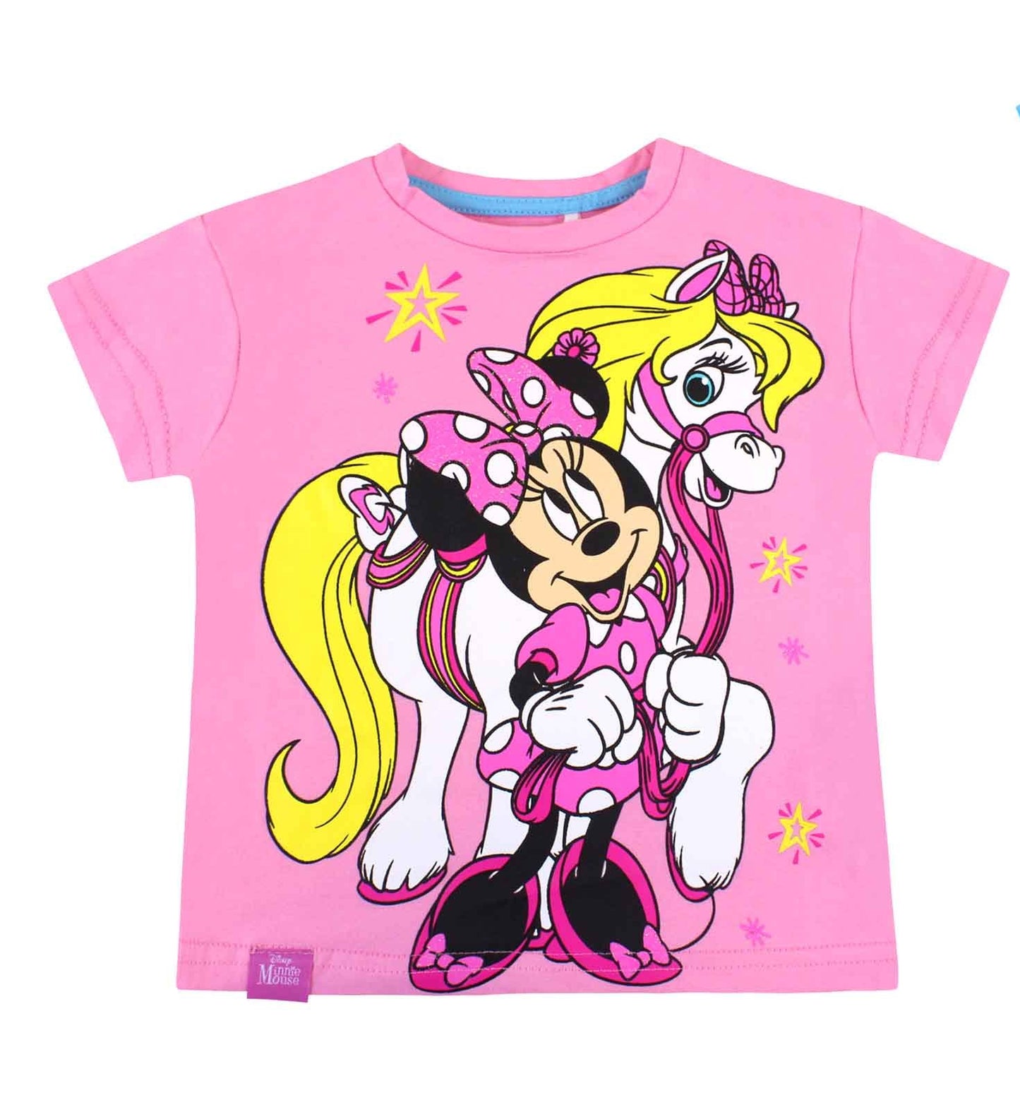 Camisa Minnie disney bebe niña 12m a 3T D1-MI-1282B 299225 rosada