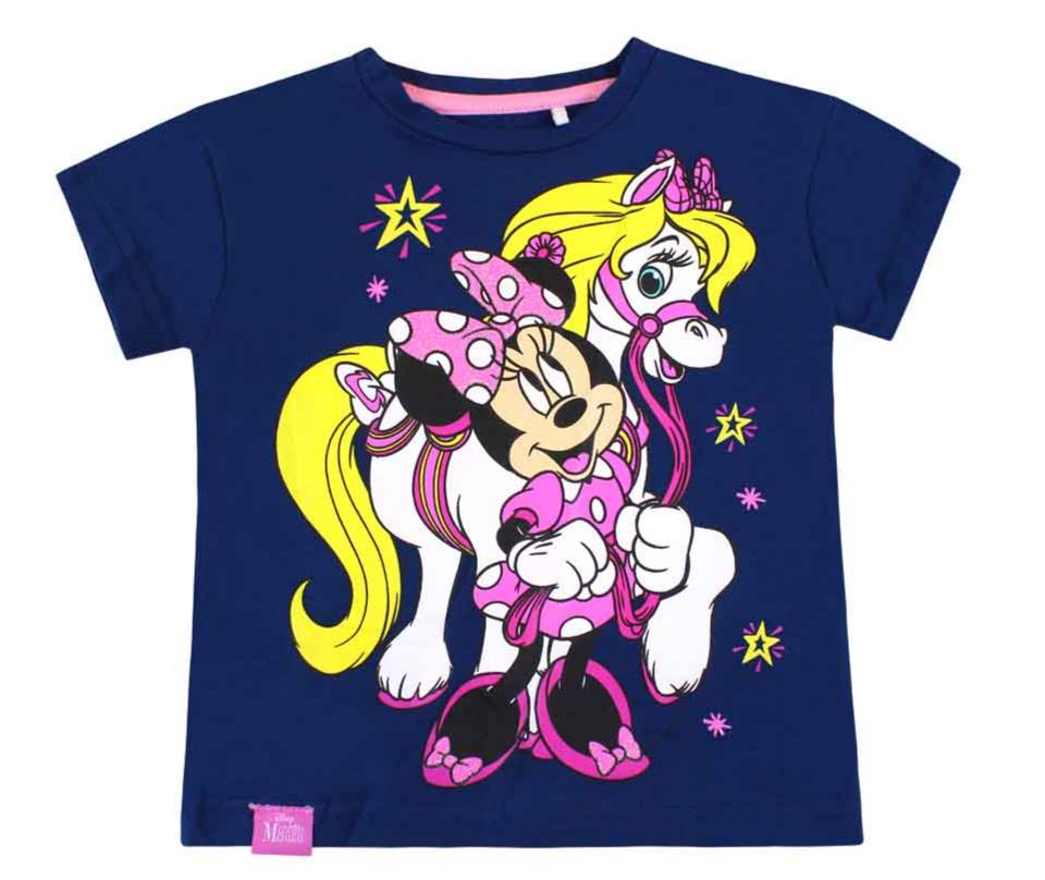 Camisa Minnie disney bebe niña 12m a 3T D1-MI-1282B 299225 azul navy