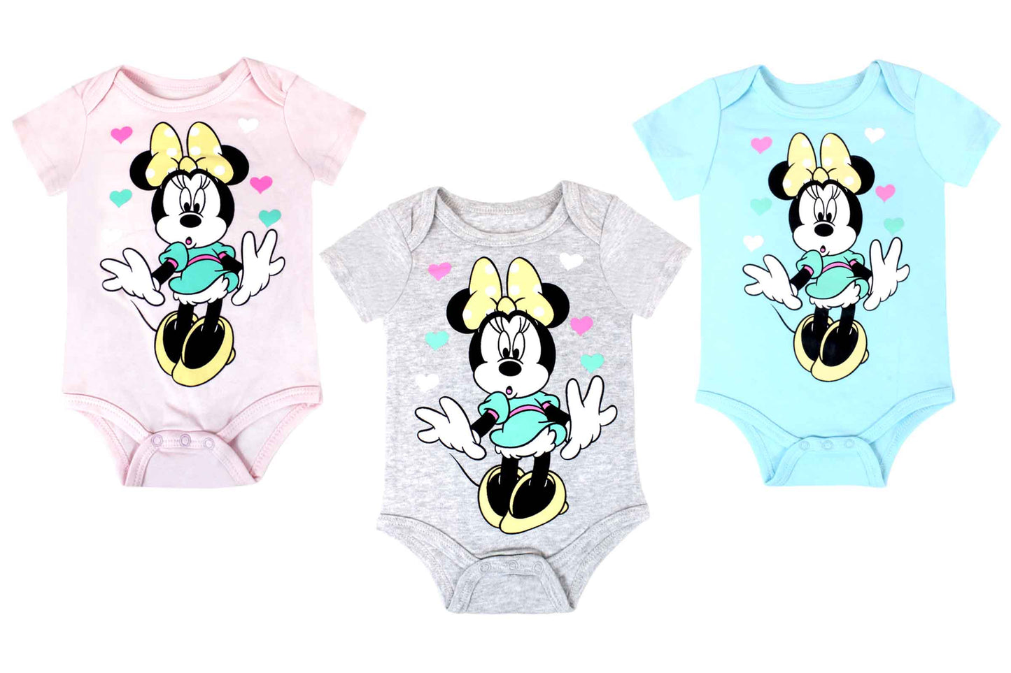 Mameluco bebe niña mickey disney 0 a 24 meses D2-MI-1015B gris 245215
