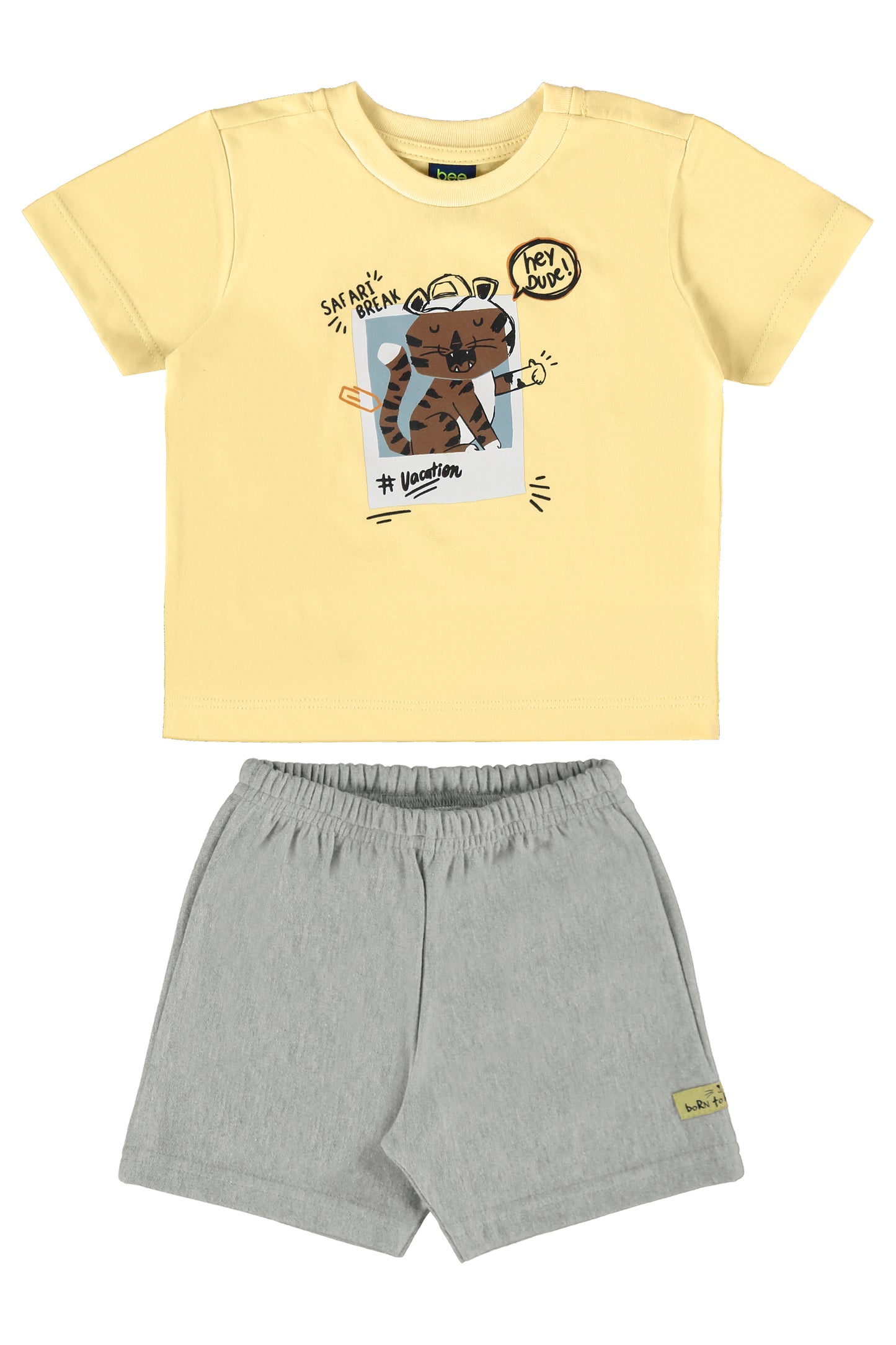 Conjunto 2 piezas camisa y short niño 18002-120720 490345 bee loop