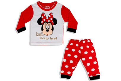 Pijama bebé niña minnie 12m a 3T Rojo D3-MI-650B 490315