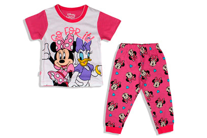 Pijama bebé niña minnie 12m a 3T D3-MI-657B rosada 490315