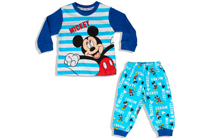 Pijama bebé niño mickey 12m a 3T azul D3-MK-640B 490315