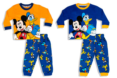 Pijama bebé niño mickey 12m a 3T amarilla D3-MK-644B 490315