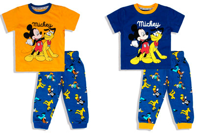 Pijama bebé niño mickey 12m a 3T amarilla D3-MK-645B 490315