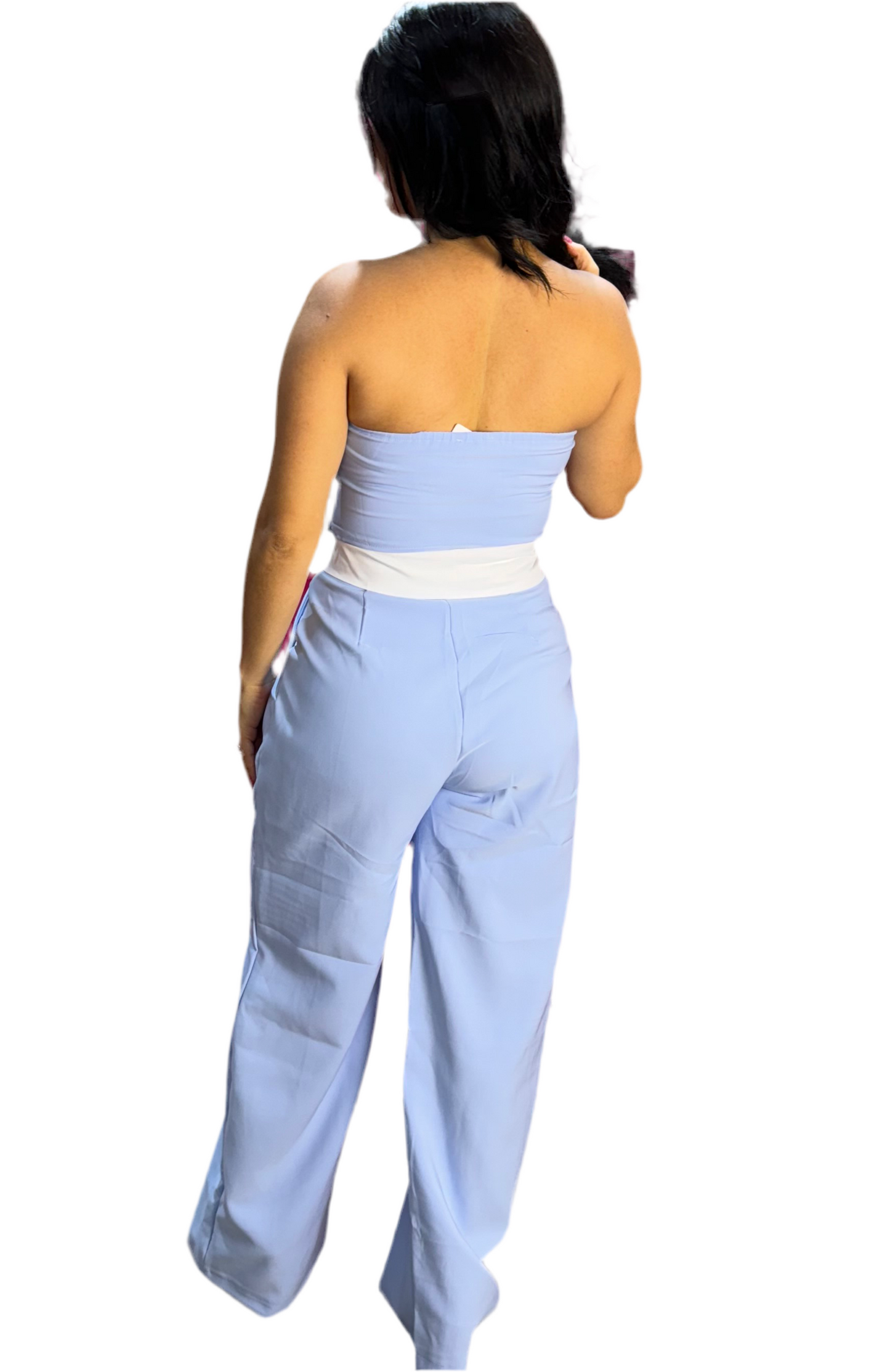 Set de dos piezas para dama mujer CSD1187-20 azul 1090/575