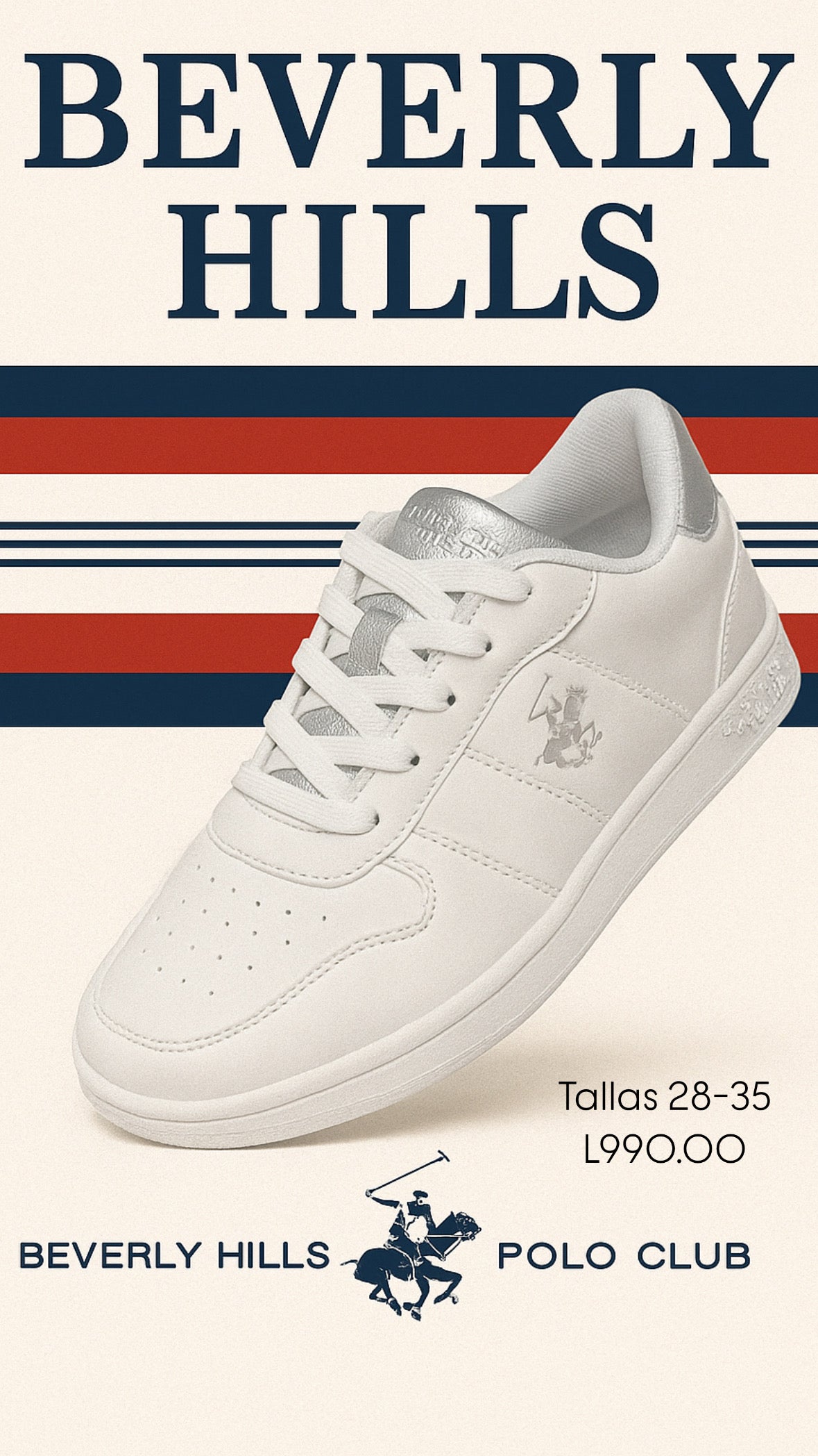 Tennis Blancos Mercury MERCURY-WHSL-K5 Niña Polo Club 890790