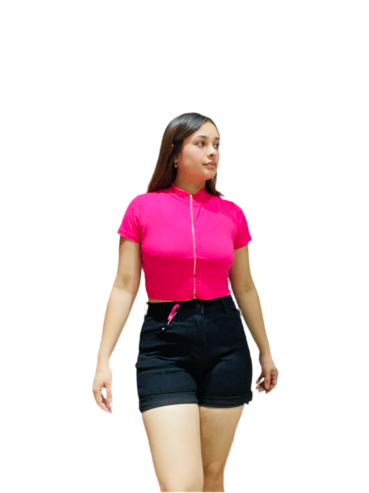 Short Jeans para Dama Negro Tiro Alto Skinny Intrigue IN7-1873 tallas 3-15 450350